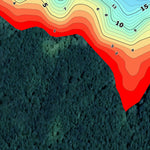 11. Дністровське водосховище (с. Гораївка). Карта глибин Preview 2