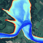 12. Дністровське водосховище (Бакота). Карта глибин Preview 1