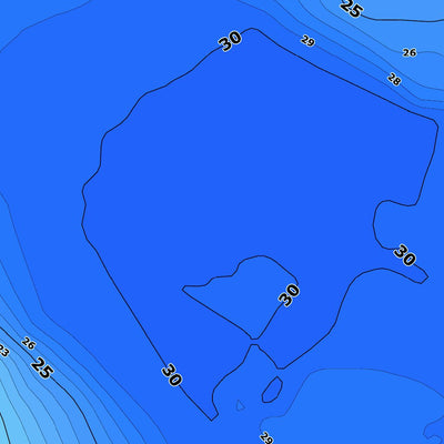 12. Дністровське водосховище (Бакота). Карта глибин Preview 2