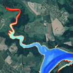 13. Дністровське водосховище (с. Студениця). Карта глибин Preview 1