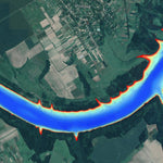 14. Дністровське водосховище (с. Дністрівка). Карта глибин Preview 1