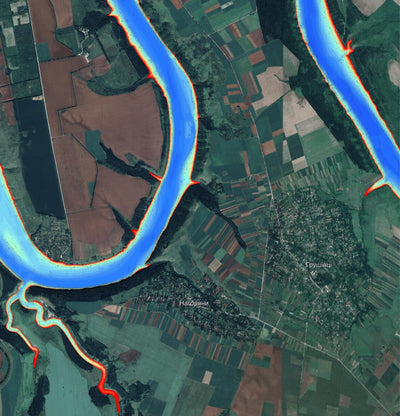 15. Дністровське водосховище (с. Грушівці). Карта глибин Preview 1