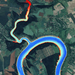 16. Дністровське водосховище (с. Врублівці). Карта глибин Preview 1