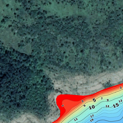 16. Дністровське водосховище (с. Врублівці). Карта глибин Preview 2