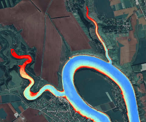 17. Дністровське водосховище (с. Макарівка). Карта глибин Preview 1