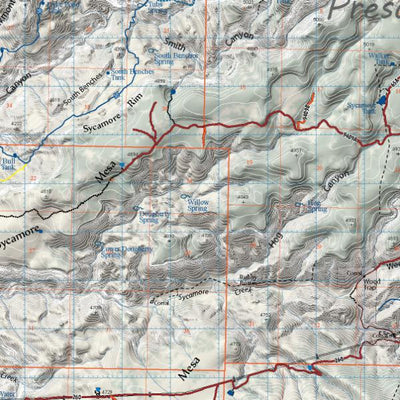 Flatline Maps LLC Arizona GMU 17B - FlatlineMaps 25 digital map