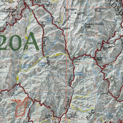 Flatline Maps LLC Arizona GMU 20A - FlatlineMaps 25 digital map