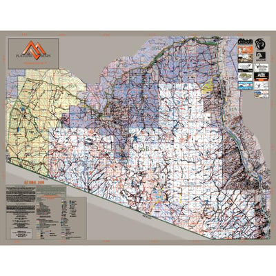 Flatline Maps LLC Arizona GMU 36B - FlatlineMaps 25 digital map