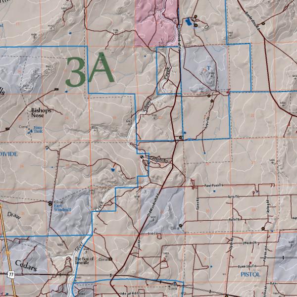 Arizona GMU 3A - FlatlineMaps 25 Map By Flatline Maps LLC | Avenza Maps