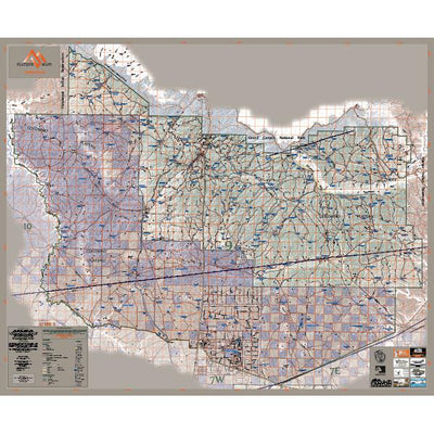 Flatline Maps LLC Arizona GMU 9 - FlatlineMaps 25H digital map
