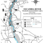 Escambia River WMA Brochure Map Preview 1