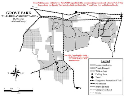 Grove Park WMA Brochure Map Preview 1