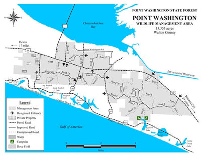 Point Washington WMA Brochure Map Preview 1