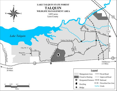 Talquin WMA Brochure Map Preview 1