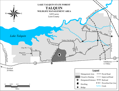 Talquin WMA Brochure Map Preview 1