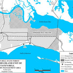Tate's Hell - St. James Island Unit WMA Brochure Map Preview 1