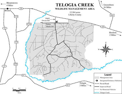 Telogia Creek WMA Brochure map Preview 1