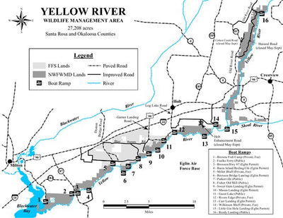 Yellow River WMA Brochure Map Preview 1