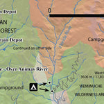 Fly Fishing Outfitters Animas River Colorado - FFO digital map