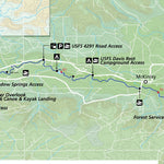 Fly Fishing Outfitters AuSable River Fishing Map, Michigan - FFO digital map