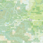 Fly Fishing Outfitters AuSable River Fishing Map, Michigan - FFO digital map