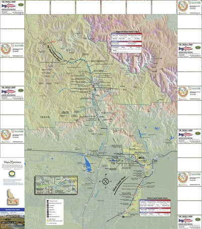 Fly Fishing Outfitters Bigwood River & Silver Creek Idaho - FFO digital map