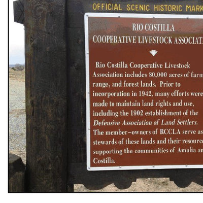 Fly Fishing Outfitters Rio Costilla River New Mexico - FFO digital map