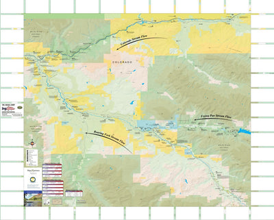 Fly Fishing Outfitters Roaring Fork River, Colorado - FFO digital map