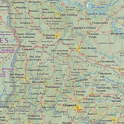 FOCUS America Southern Cone - North Sheet digital map