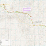 The Silver Comet Trail GeoPDF (Shaded Relief/Roads) Preview 1