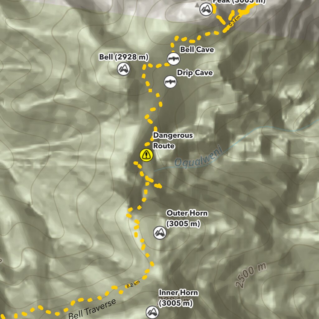 Cathedral Peak Map by Forge | Avenza Maps