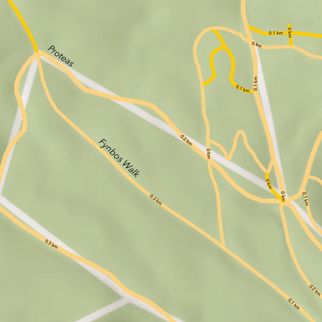 Kirstenbosch National Botanical Gardens Map by Forge | Avenza Maps
