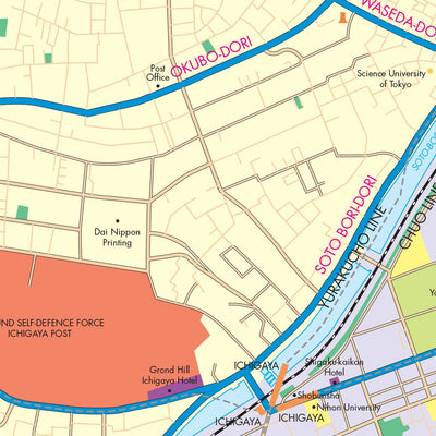 formerly Weller Cartographic Services Ltd. Central Tokyo, Japan digital map