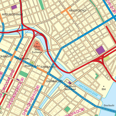 formerly Weller Cartographic Services Ltd. Central Tokyo, Japan digital map