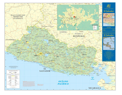 formerly Weller Cartographic Services Ltd. El Salvador Roads digital map