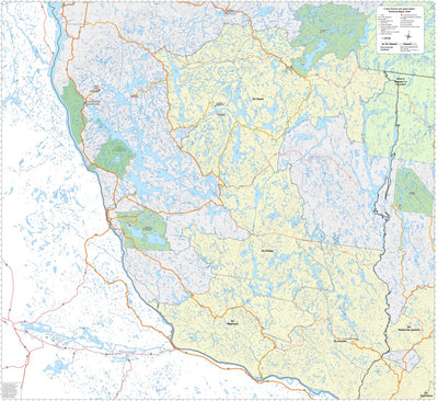 Carte d'accès en pourvoirie - Témiscamingue Sud Preview 1