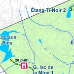 FPQ Carte générale Domaine chasse et pêche Gaudias Foster digital map