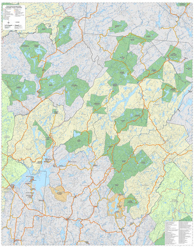 Carte d'accès en pourvoirie - Laurentides Nord et Outaouais Preview 1