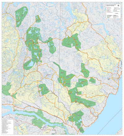 Carte d'accès en pourvoirie - Côte-Nord et l'est du Saguenay, lac St-Jean Preview 1