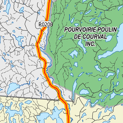 Carte d'accès en pourvoirie - Côte-Nord et l'est du Saguenay, lac St-Jean Preview 3