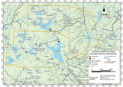 FPQ Pourvoirie Grand Lac du Nord et Club du Lac des Perches digital map