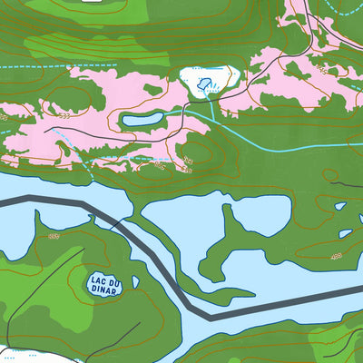 FPQ Pourvoirie Homamo - Carte générale digital map