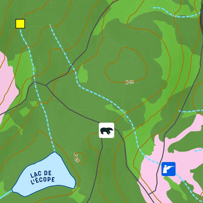 FPQ Pourvoirie Homamo - Secteur de la Digue digital map