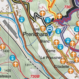 Fraternali Editore Bardonecchia - Mappa Turistica Area Jafferau digital map