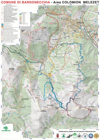 Fraternali Editore Bardonecchia - Mappa Turistica Area Melezet digital map