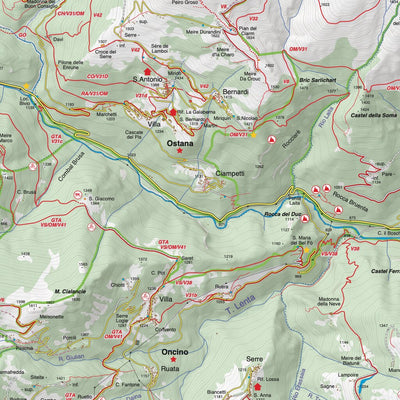 Carta 10 - Valle Po - Monviso - Monte Bracco Preview 2