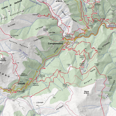 Carta 14 - Bassa Valle Stura di Demonte - Val Grana Preview 3