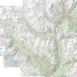 Fraternali Editore Carta 21 - Briançon - Vallée de la Guisane - Vallée de la Clarée digital map