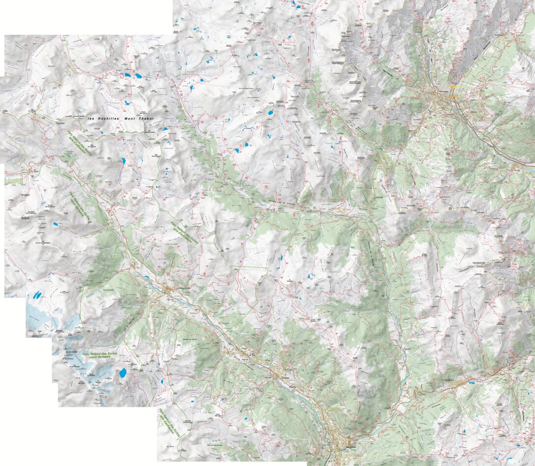 Carta 21 - Briançon - Vallée de la Guisane - Vallée de la Clarée Map by ...