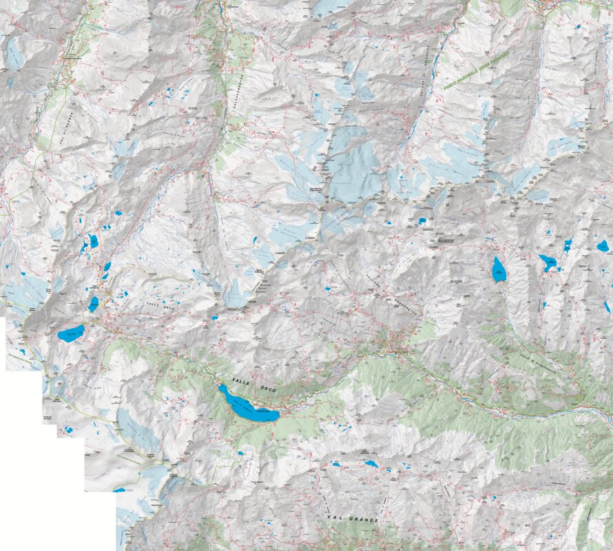 Carta 24 - Alta Valle Orco - Gran Paradiso Map by Fraternali Editore ...